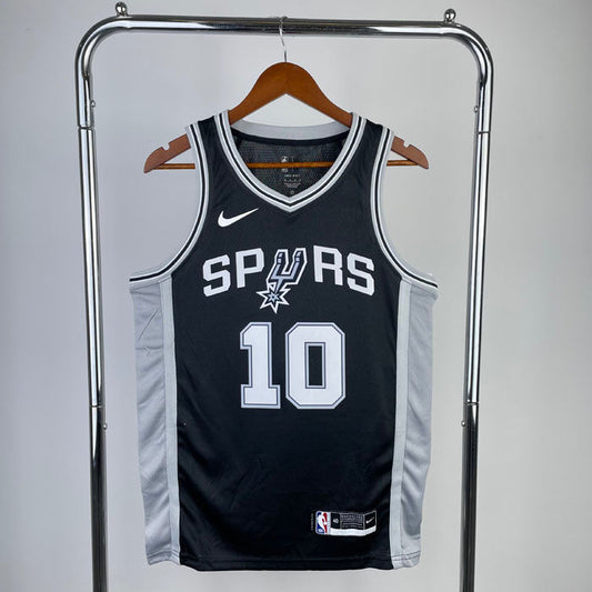 Regata  San Antonio Spurs 23/24 Jeremy Sochan Preta