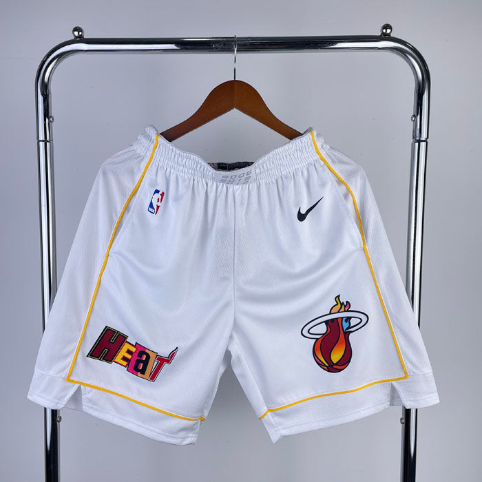 Short  Miami Heat City Edition 22/23 Branco