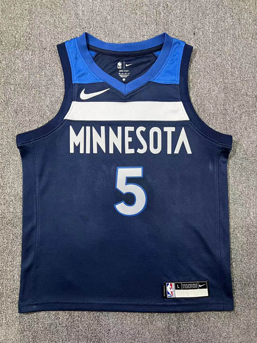 Regata Infantil Minnesota Timberwolves Icon Edition 25/26 Anthony Edwards