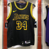 Regata  Los Angeles Lakers Black Mamba Shaquille O'Neal Preta