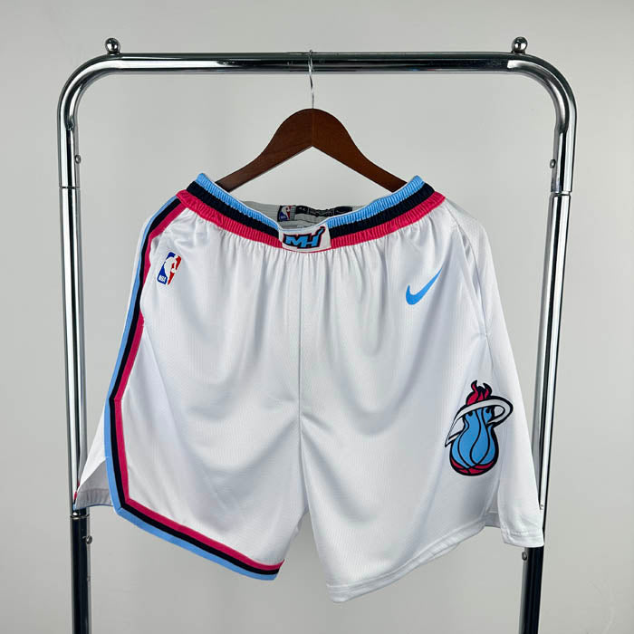 Short  Miami Heat Vice Edition Branco