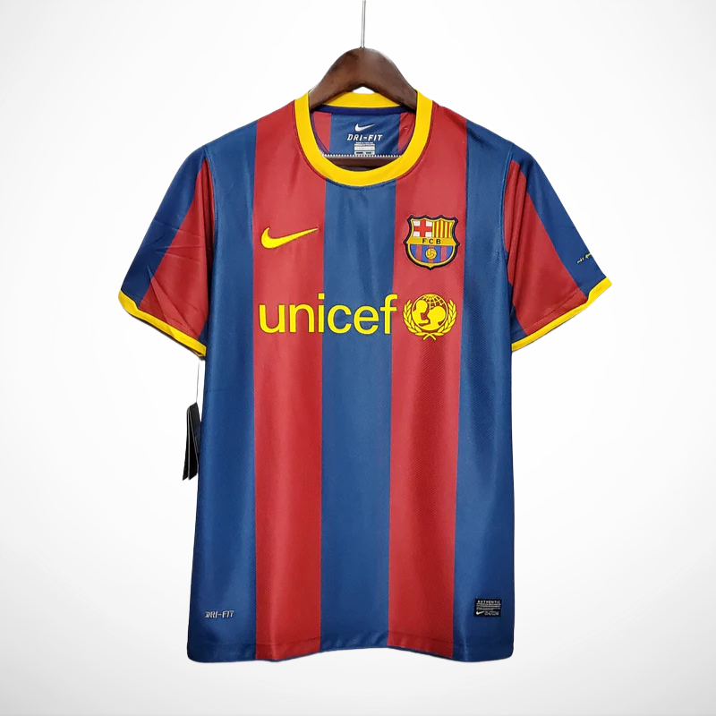 Camisa Barcelona Titular 10/11 - Versão Retrô