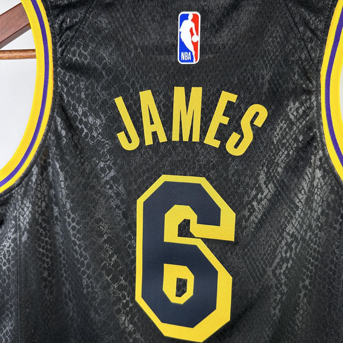 Regata Infantil  Los Angeles Lakers LeBron James 6 Preta