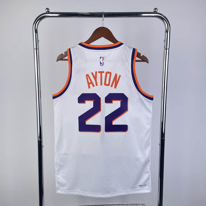 Regata  Phoenix Suns Association Edition 24/25 Deandre Ayton Branca