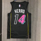 Regata  Miami Heat City Edição 75 anos Tyler Herro Preta