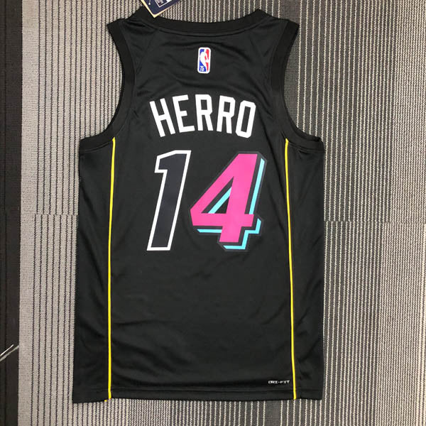 Regata  Miami Heat City Edição 75 anos Tyler Herro Preta
