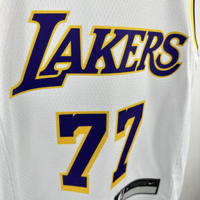 Regata Infantil  Los Angeles Lakers Luka Doncic Branca