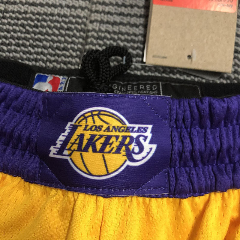 Short  Los Angeles Lakers Icon Edição 75 anos 21/22 Amarelo