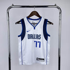 Regata Infantil  Dallas Mavericks Luka Doncic Branca