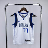 Regata Infantil  Dallas Mavericks Luka Doncic Branca