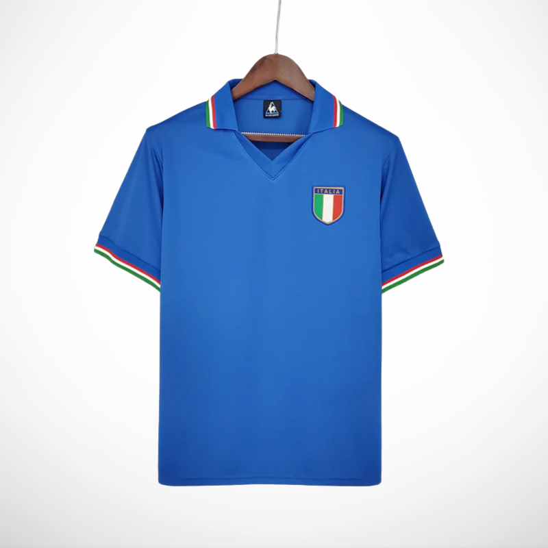 Camisa Itália Titular 1982 - Versão Retrô