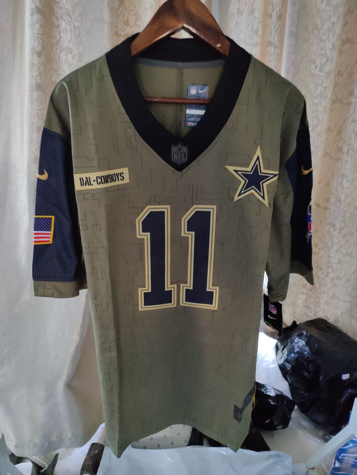 Camisa  Dallas Cowboys Vapor Limited Salute To Service 2021