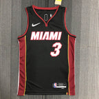 Regata  Miami Heat Icon Edição 75 anos Dwayne Wade Preta
