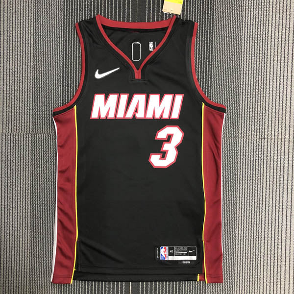 Regata  Miami Heat Icon Edição 75 anos Dwayne Wade Preta