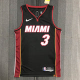 Regata  Miami Heat Icon Edição 75 anos Dwayne Wade Preta