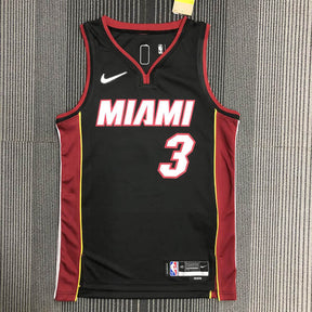 Regata  Miami Heat Icon Edição 75 anos Dwayne Wade Preta