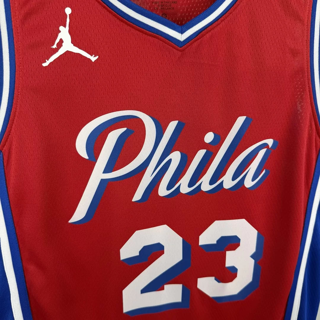 Regata Philadelphia 76ers Statement Edition 26/27 Lebron James Vermelha