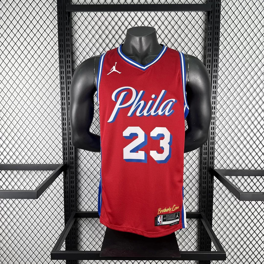 Regata Philadelphia 76ers Statement Edition 26/27 Lebron James Vermelha