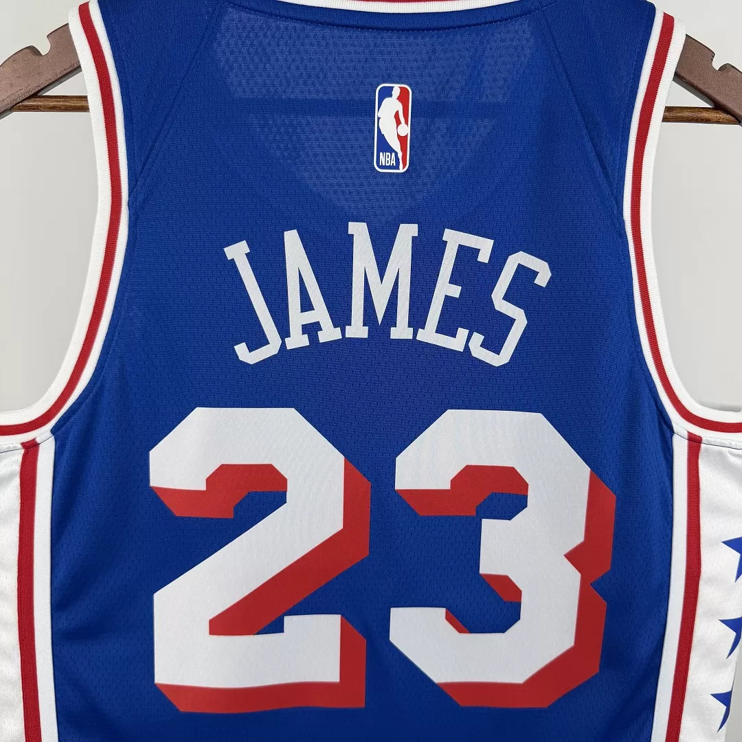 Regata Philadelphia 76ers Icon Edition 26/27 Lebron James Azul