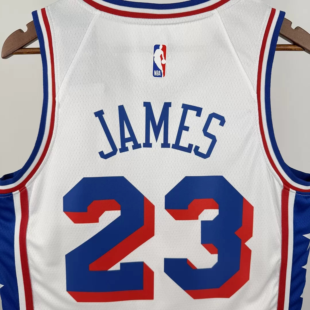 Regata Philadelphia 76ers Association Edition 26/27 Lebron James Branca