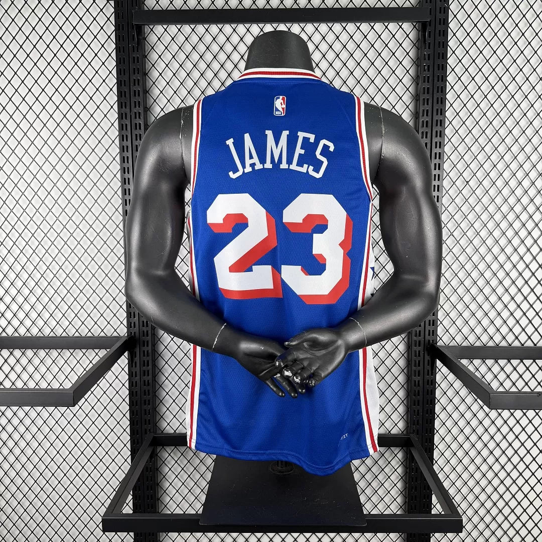 Regata Philadelphia 76ers Icon Edition 26/27 Lebron James Azul