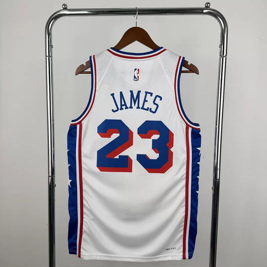 Regata Philadelphia 76ers Association Edition 26/27 Lebron James Branca