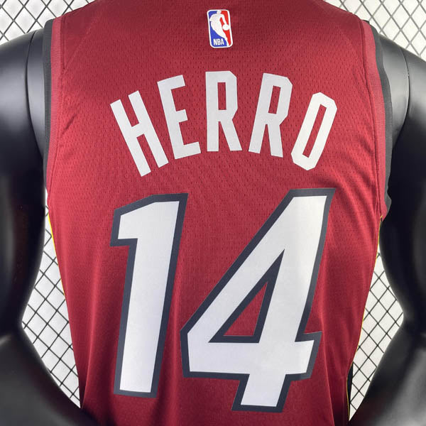 Regata  Miami Heat Statement Edition 23/24 Tyler Herro Vermelha