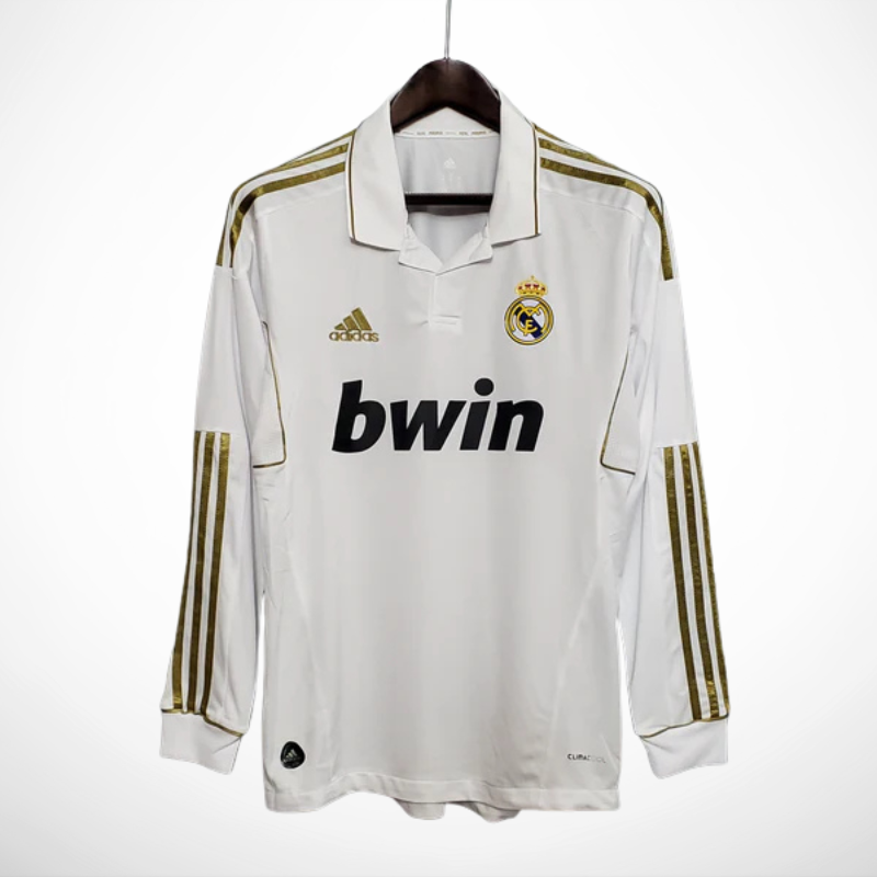 Camisa Real Madrid Titular 11/12 - Versão Retrô Manga Longa