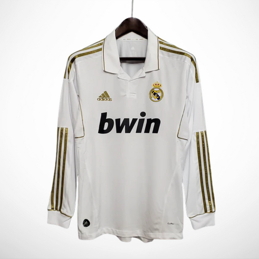 Camisa Real Madrid Titular 11/12 - Versão Retrô Manga Longa