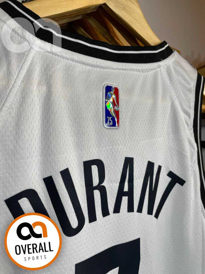 Regata  Brooklyn Nets Edição 75 anos Kevin Durant Branca