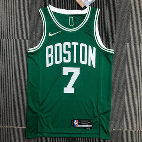 Regata  Boston Celtics Edição 75 anos 21/22 Jaylen Brown Verde