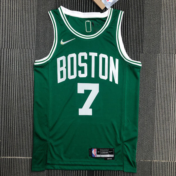 Regata  Boston Celtics Edição 75 anos 21/22 Jaylen Brown Verde
