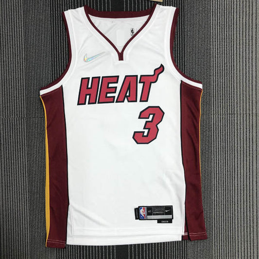 Regata  Miami Heat Association Edição 75 anos Dwayne Wade Branca