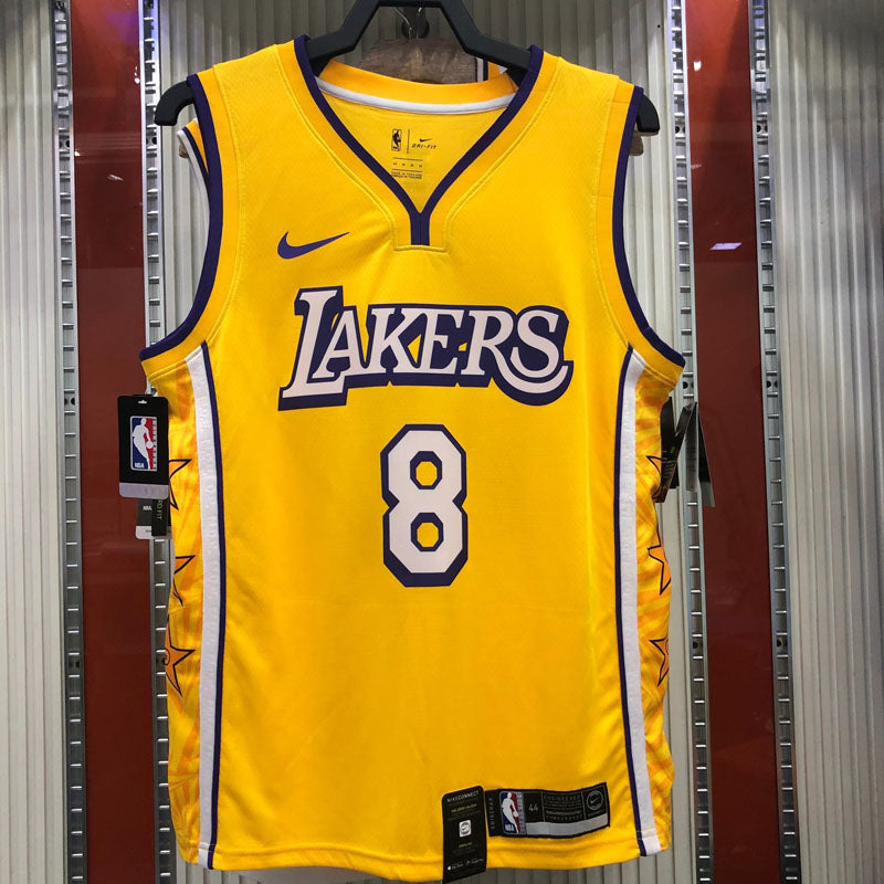 Regata  Los Angeles Lakers City Edition 19/20 Kobe Bryant 8 Amarela