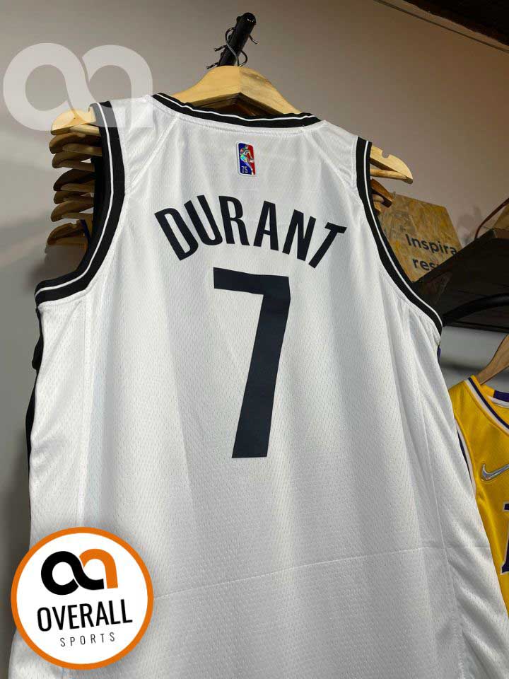 Regata  Brooklyn Nets Edição 75 anos Kevin Durant Branca