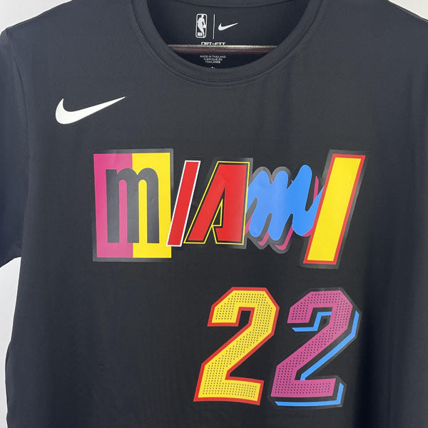 Camiseta  Miami Heat Jimmy Butler City Edition DRI-FIT Preta