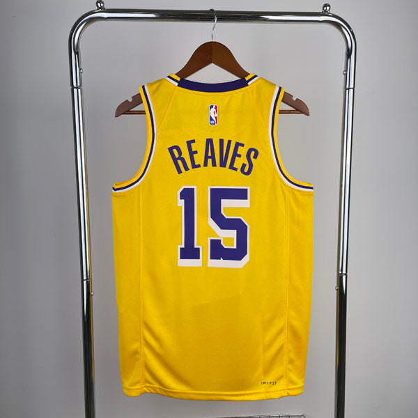 Regata  Los Angeles Lakers Icon Edition 24/25 Austin Reaves Amarela