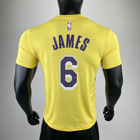 Camiseta  Los Angeles Lakers LeBron James DRI-FIT Amarela