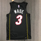 Regata  Miami Heat City Edição 75 anos Dwayne Wade Preta