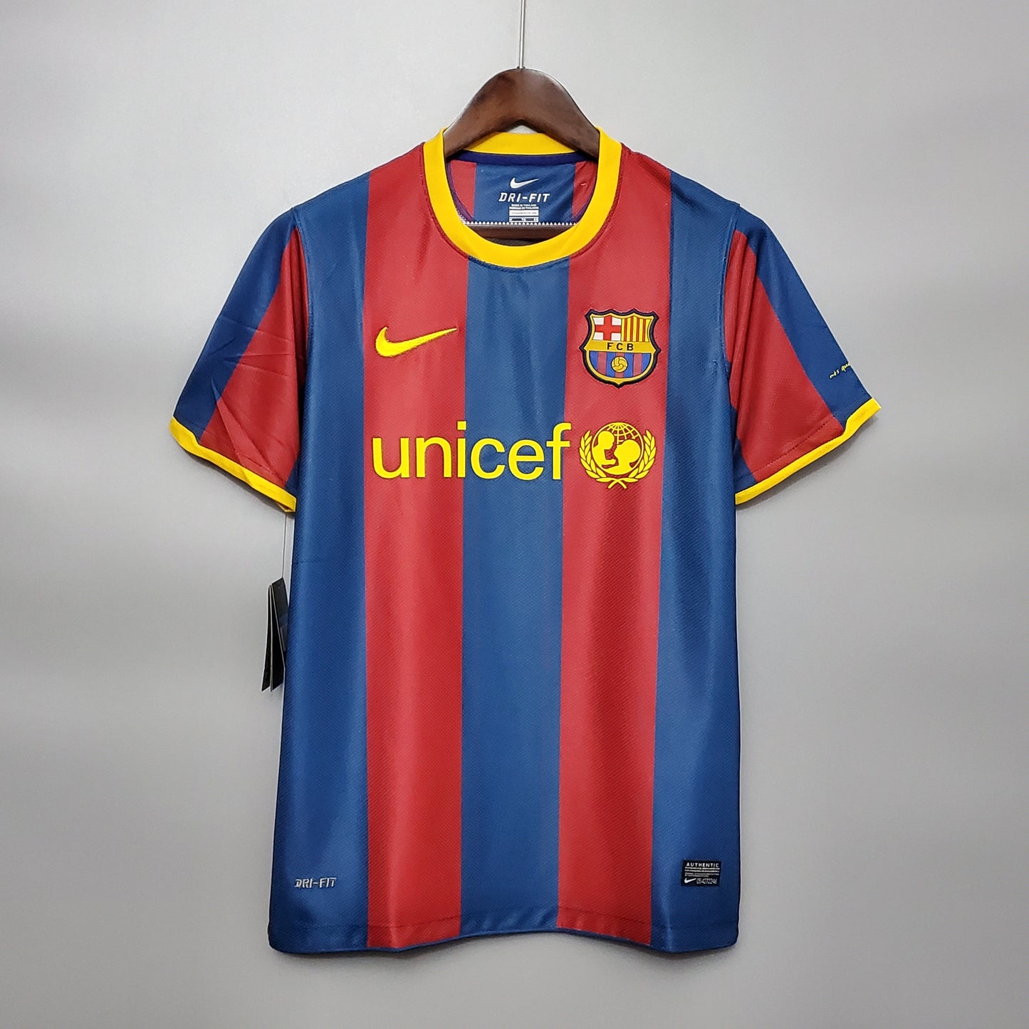 Camisa Barcelona Titular 10/11 - Versão Retrô
