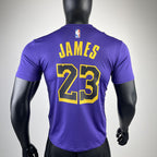 Camiseta  Los Angeles Lakers LeBron James 23 DRI-FIT Roxa