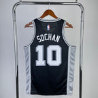 Regata  San Antonio Spurs 23/24 Jeremy Sochan Preta
