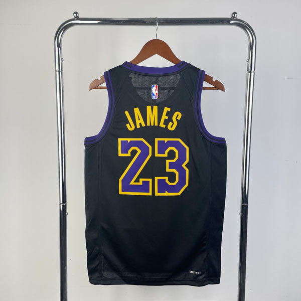 Regata  Los Angeles Lakers City Edition 23/24 LeBron James Preta