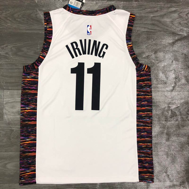 Regata  Brooklyn Nets City Edition Kyrie Irving Branca
