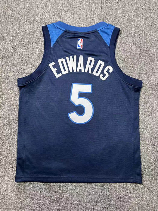 Regata Infantil Minnesota Timberwolves Icon Edition 25/26 Anthony Edwards