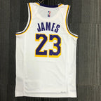 Regata  Los Angeles Lakers Edição 75 anos LeBron James 23 Branca