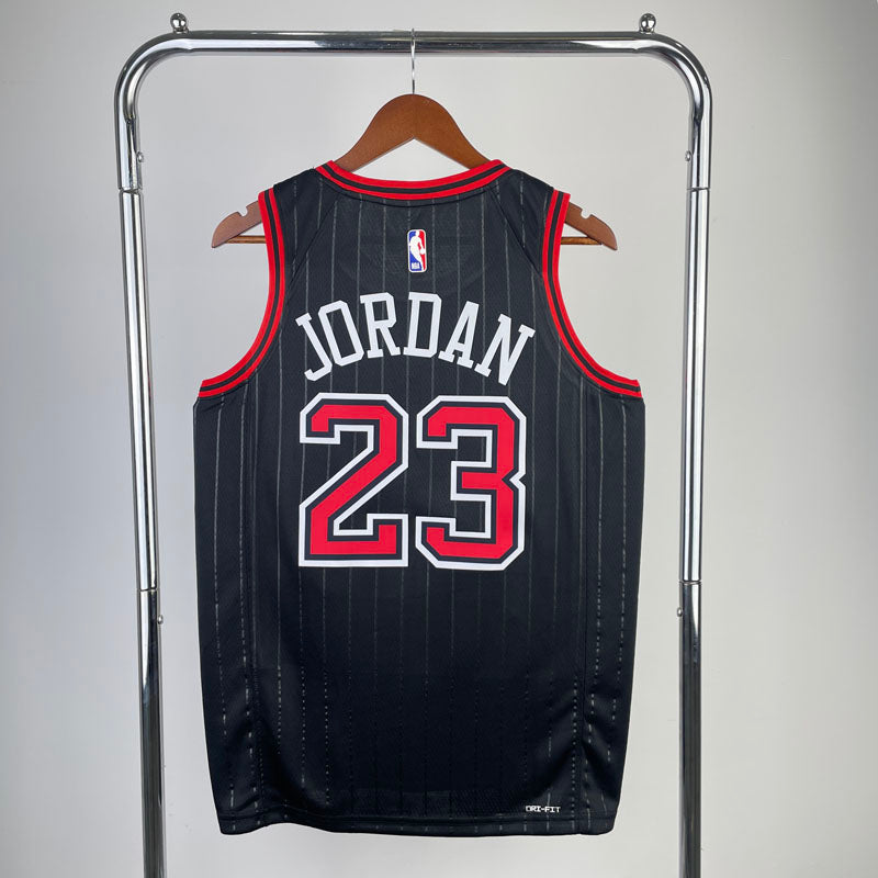 Regata  Chicago Bulls Statement 23/24 Michael Jordan Preta