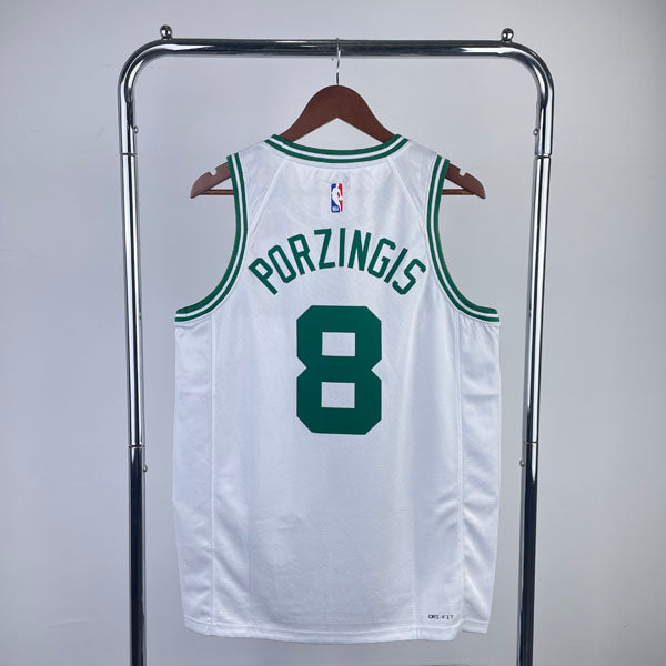 Regata  Boston Celtics Association Edition 24/25 Kristaps Porzingis Branca