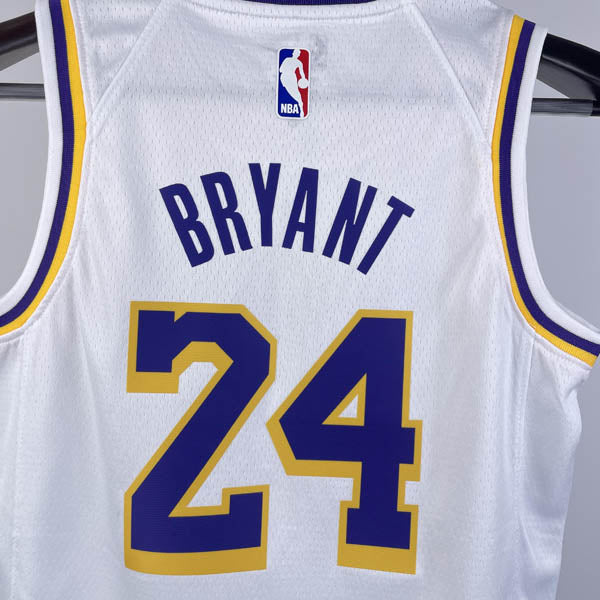 Regata Infantil  Los Angeles Lakers Kobe Bryant 24 Branca