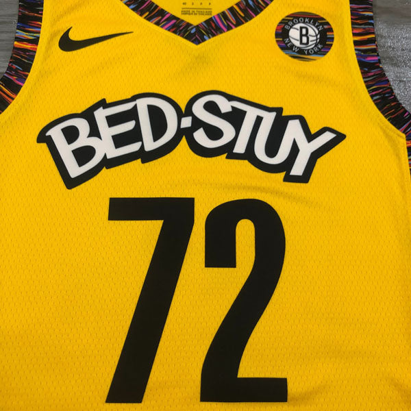 Regata  Brooklyn Nets Bed Stuy Edition Notorius B.I.G Amarela